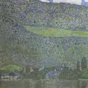 Gustav Klimt Unterach on Lake Atter (mk20) oil on canvas